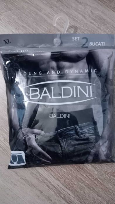 Ieftin (pret magazin 40 Ron) Set  Nou boxeri Baldini XL