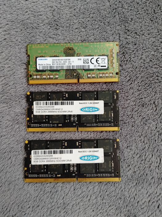 [OFERTA] Vand 3 placute de 8gb ram pt laptop