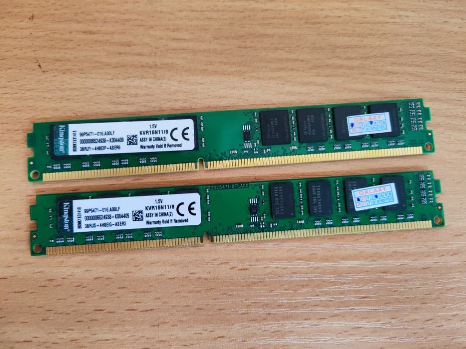 Kinston ddr3 8g 1600mgz