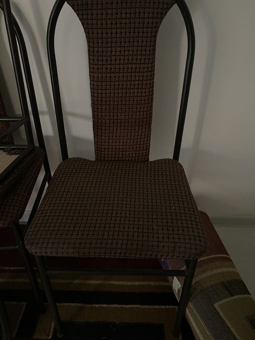 11 стульев металлических б/у, комплект