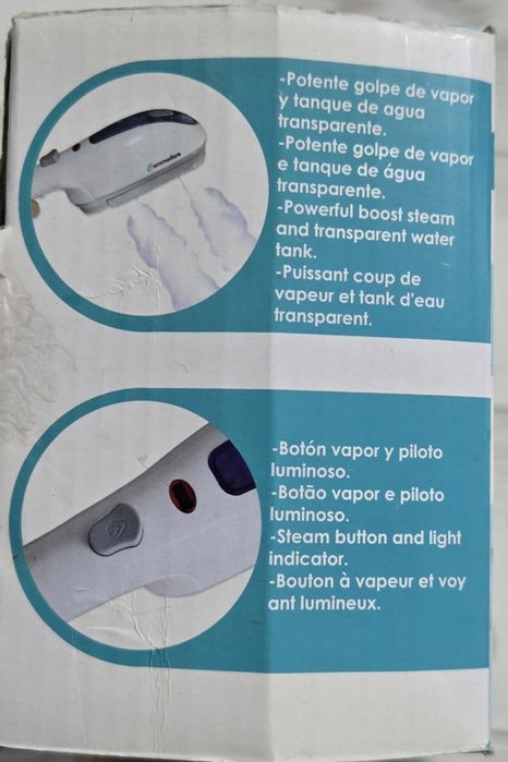 Perie verticala cu aburi