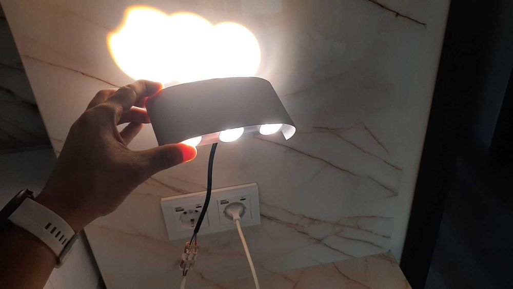 LED Аплик 6W Бял Топло Бяла Светлина