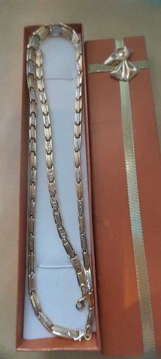 Set Lant si bratara din Aur 14 K -17g