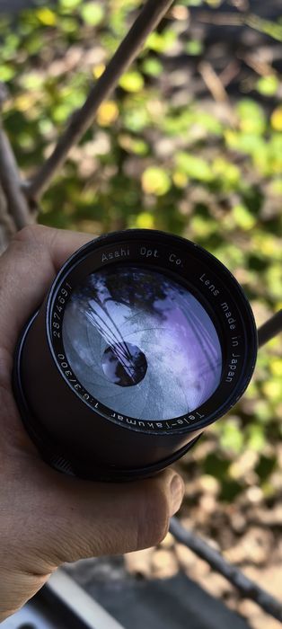 Объектив Asahi Takumar 300mm f/6.3 (Japan)