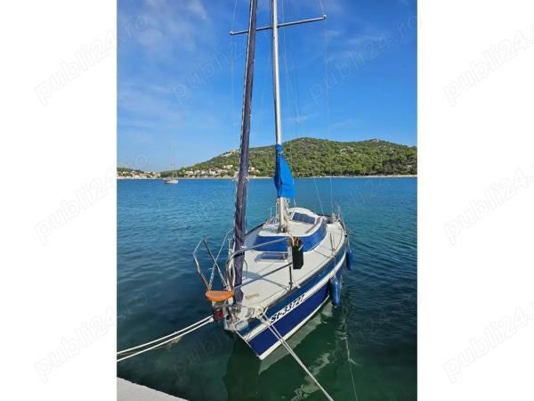 Velier barca Dufour motor Honda+motor electric înmatriculatRO schimb