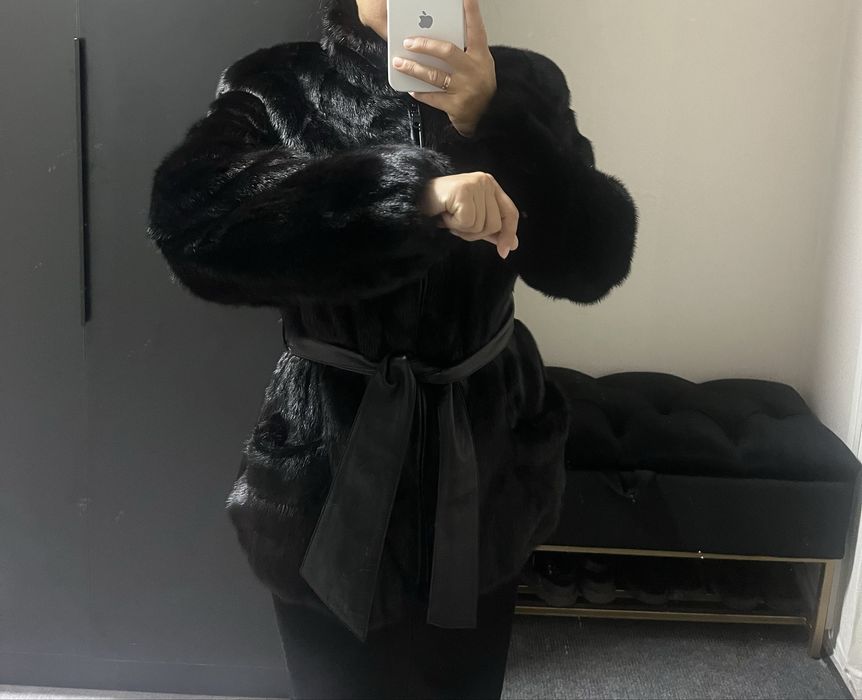 Норковая шуба, состояние хорошее