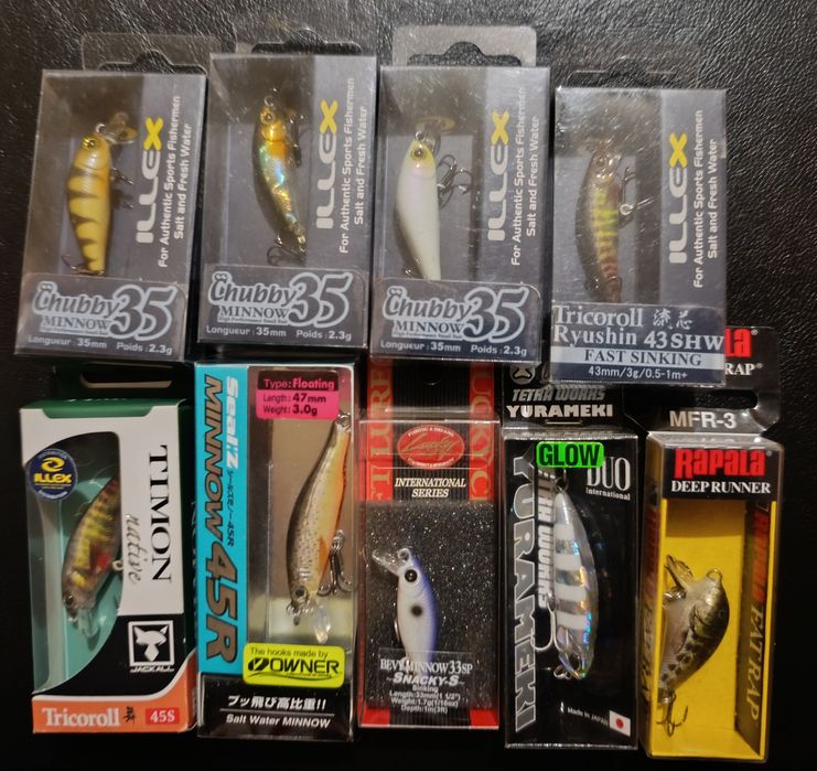 Rapala,Salmo, Savage gear,daiwa, щука,кефал, пъстърва,костур,сом,бяла