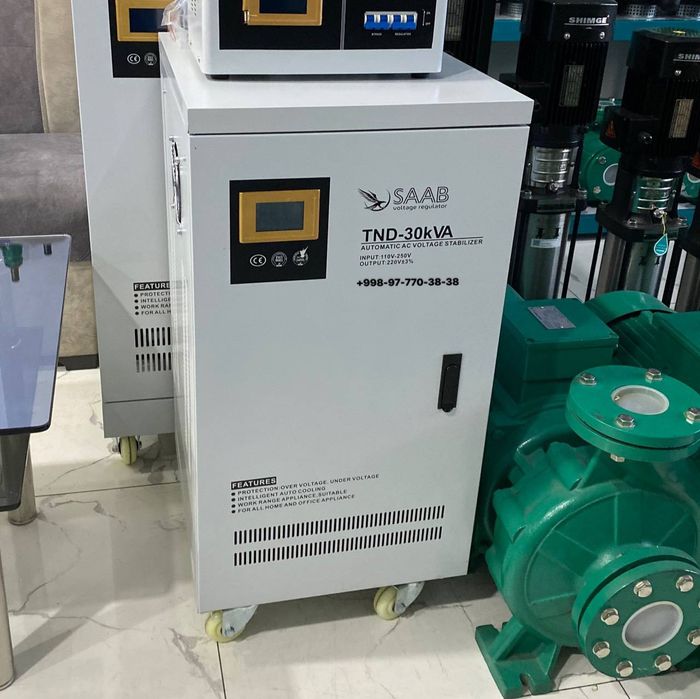 стабилизатор напряжения 30 квт , stabilizator 220v±3% / 110v-250v