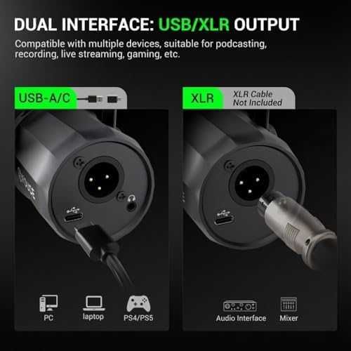 FDUCE SL40+ USB/XLR динамичен микрофон с рамо