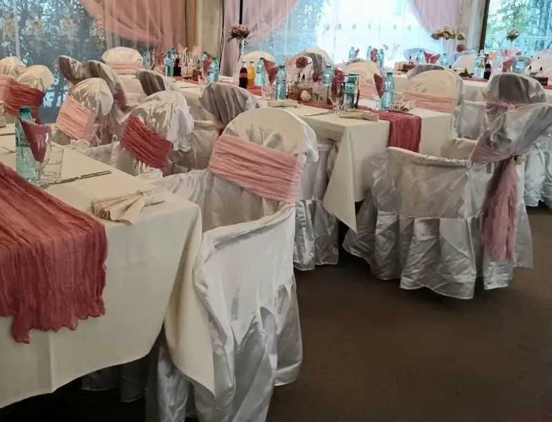 Сватбени Калъфи за столове с подлакътник под наем