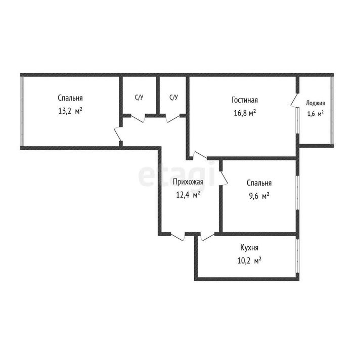 Трёшка в Юбилейном -цена снижена - срочноо