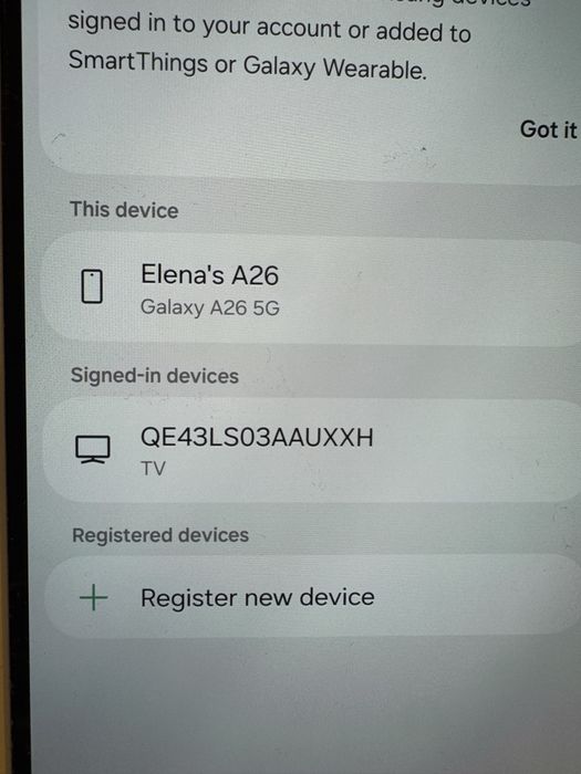 Бял почти нов Телефон Samsung A26