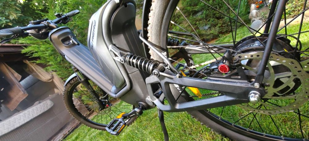 Bicicleta Electrica NIU AERO 27800 - 27.5 Inch, 450mm, Negru-Gri, E-Save | Dynamic | Sport.