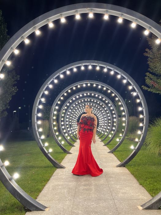 Rochie de ocazie/ rochie de nasa/ rochie de seara rosie