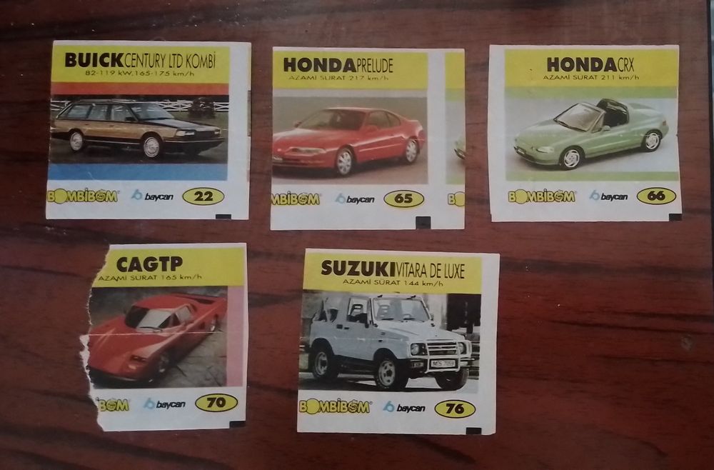 Картинки и опаковки от дъвки и други