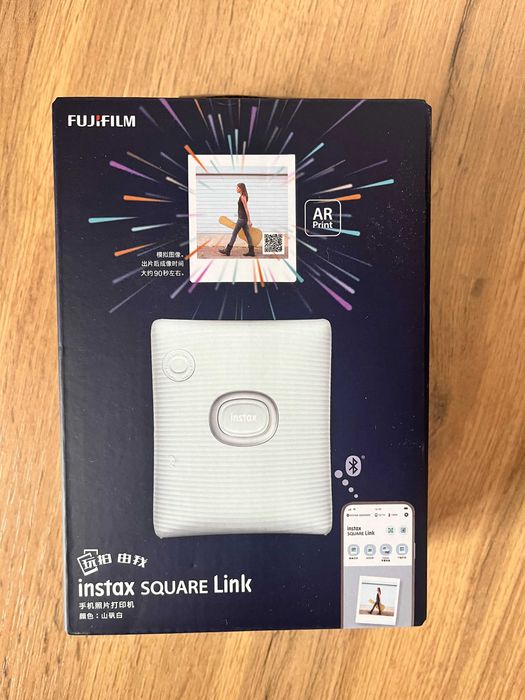 Новый фотопринтер Fujifilm instax SQUARE Link + 20 пленок (бонусом)