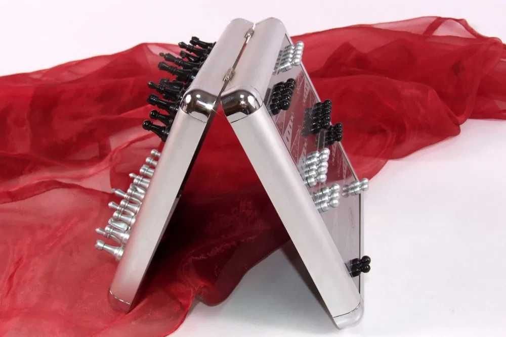 Set 3 Jocuri Magnetice BROOKSTONE: Sah, Table, Dame - ideal calatorii