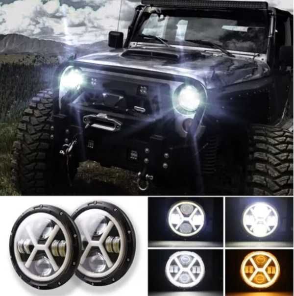 Faruri Nissan Patrol Y60 Samurai Land Cruiser Wrangler Far LED