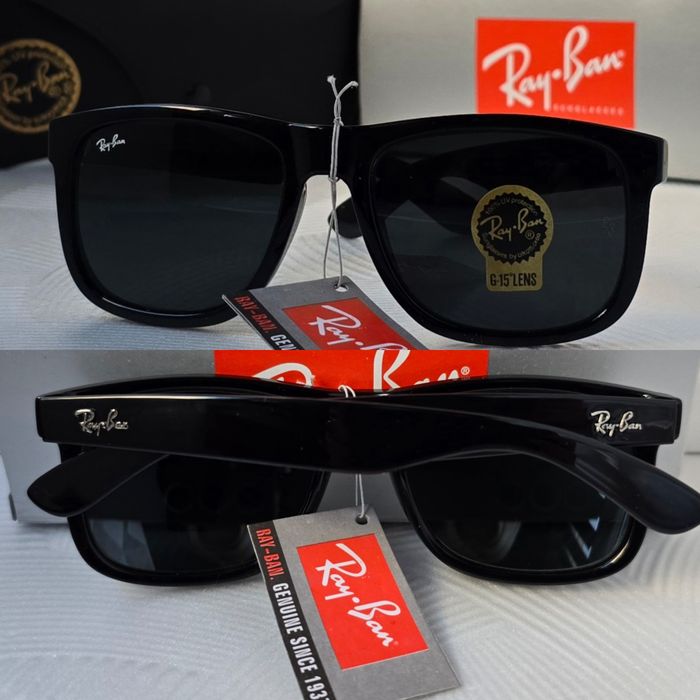 Класически мъжки слънчеви очила черни