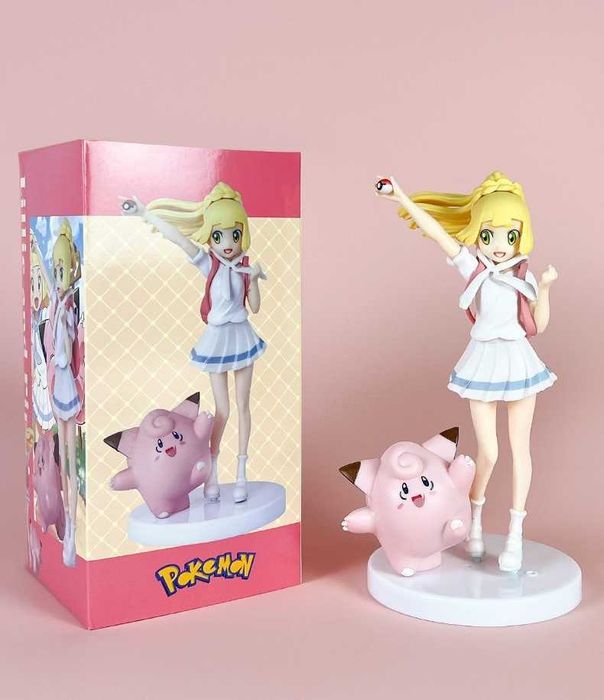 Figurina Anime Pokemon the Series: Sun & Moon - Lillie Clefairy Cleffa