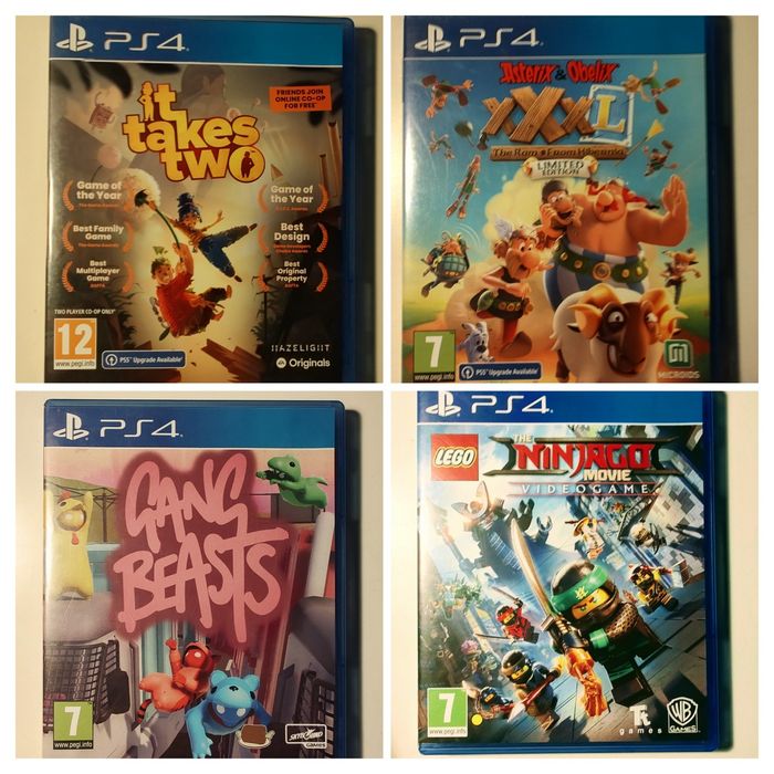 Playstation 4 заедно с 26 игри за него и 3 контролера