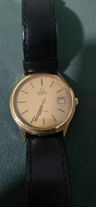 Omega  18k date Quartz 34mm clasic