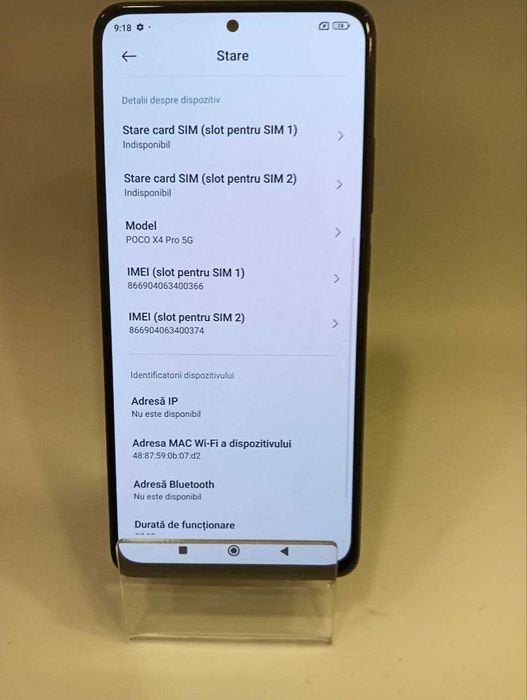 XIAOMI POCO X4 PRO, 128 GB/Fin X Amanet cod 115240