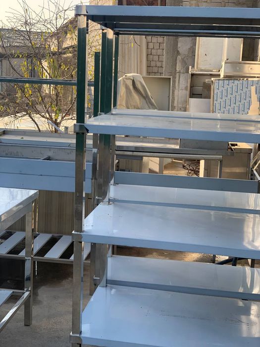 Стеллаж из нержавейки