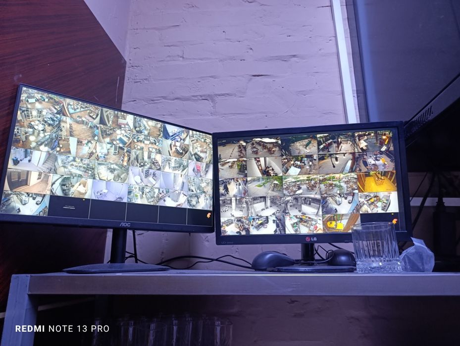 Монтаж видео наблюдения