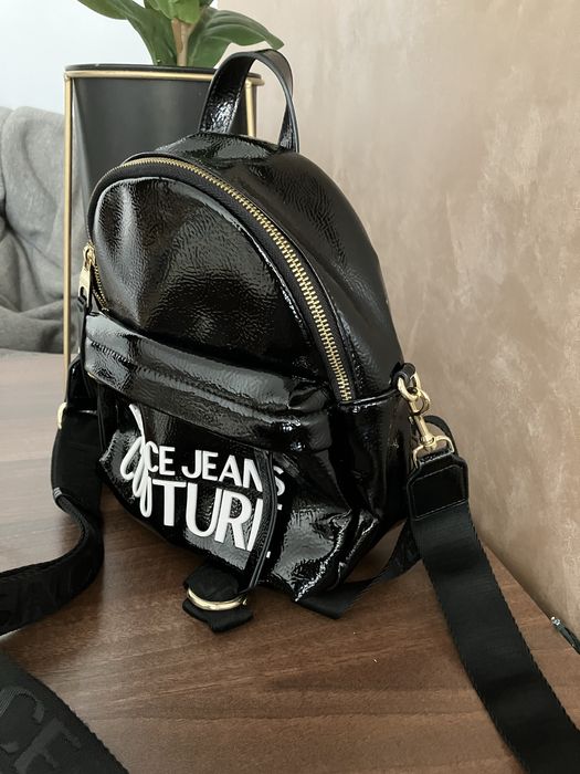 Rucsac de piele ecologica Versace Jeans Couture