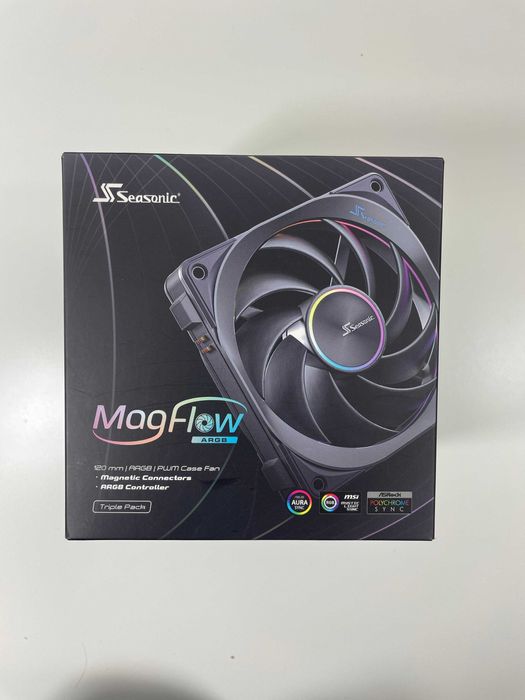 Ventilator Seasonic MagFlow 120mm PWM ARGB set