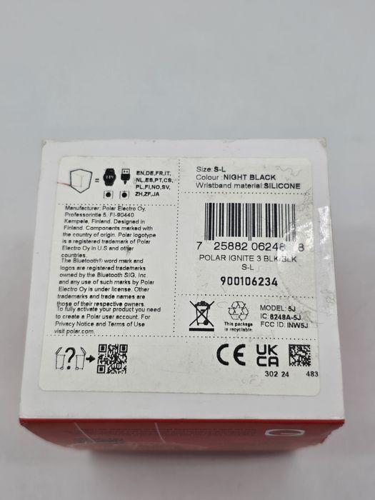 Smartwatch Polar Ignite 3, negru, sigilat