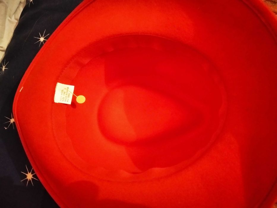 Pălărie roșie eleganta Noua, palarie vara