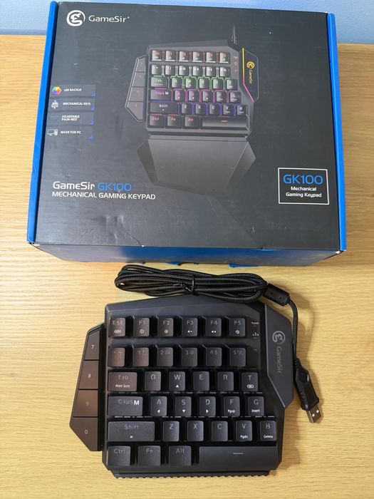 GameSir GK100 Tastatură Mecanică Gaming One-Hand – Nouă, Neutilizata