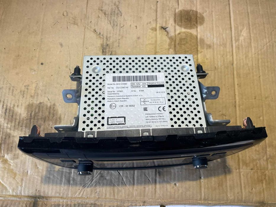 Радио CD MP3 bluetooth 39101-61mb0 SUZUKI SX4 S-Cross JY 2018 998ccm