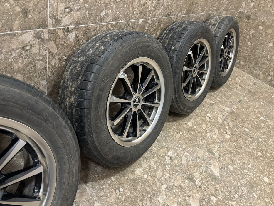 Шины на дисках R 15, разболтовка 5*114.3