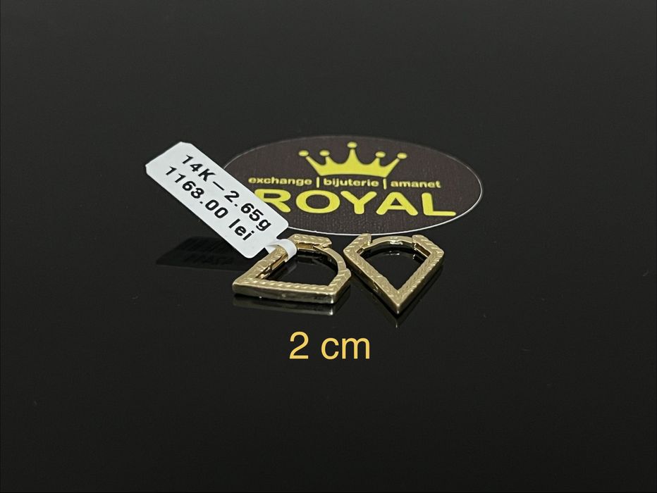 Bijuteria Royal CB : Cercei dama aur 14K 2,65 grame