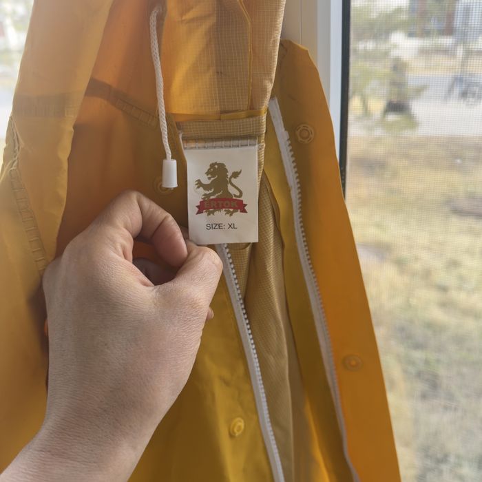 Плащ рабочий резиновый