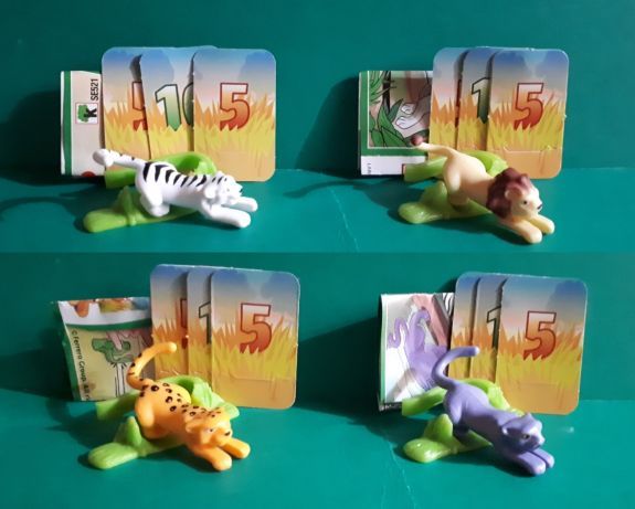 Серии Kinder Surprise из 4-х игрушек