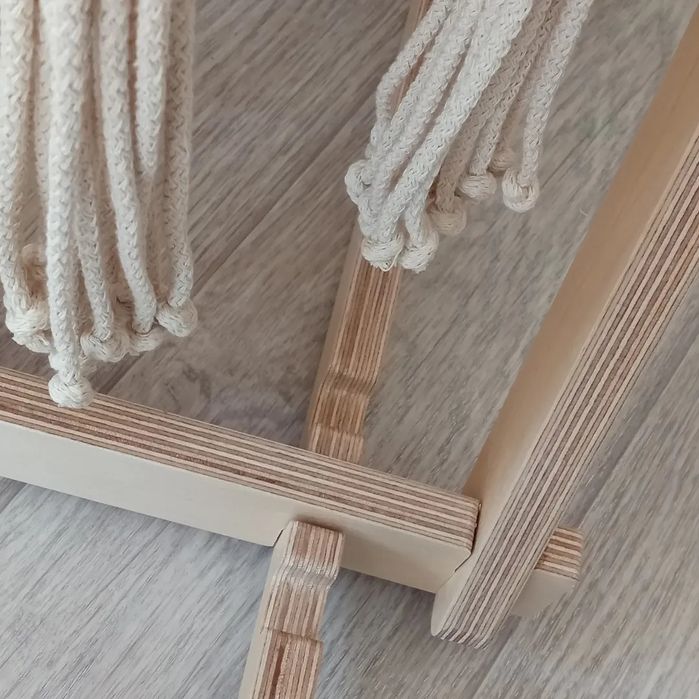 Колыбель, в стиле техника макраме