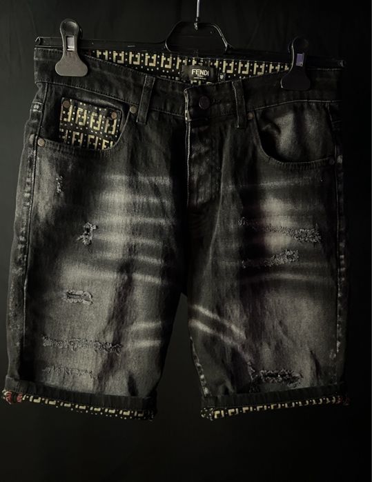 Мъжки къси дънки Fendi