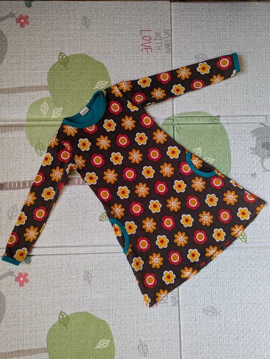 Maxomorra детска рокля от органичен памук 110/116 5-6 години