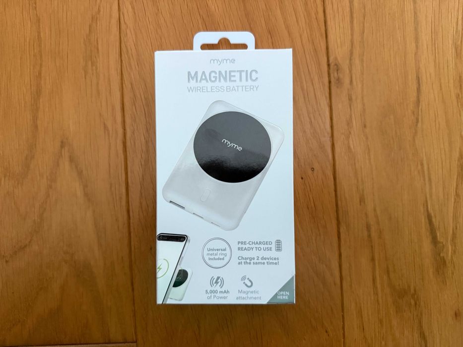 Безжична външна батерия MyMe Magnetic Wireless Power Bank 5000mAh