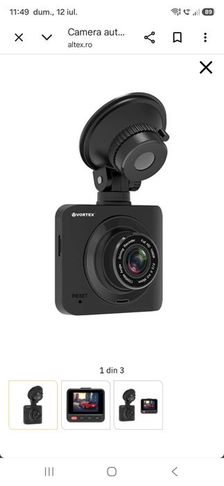 Camera bord auto Vortex