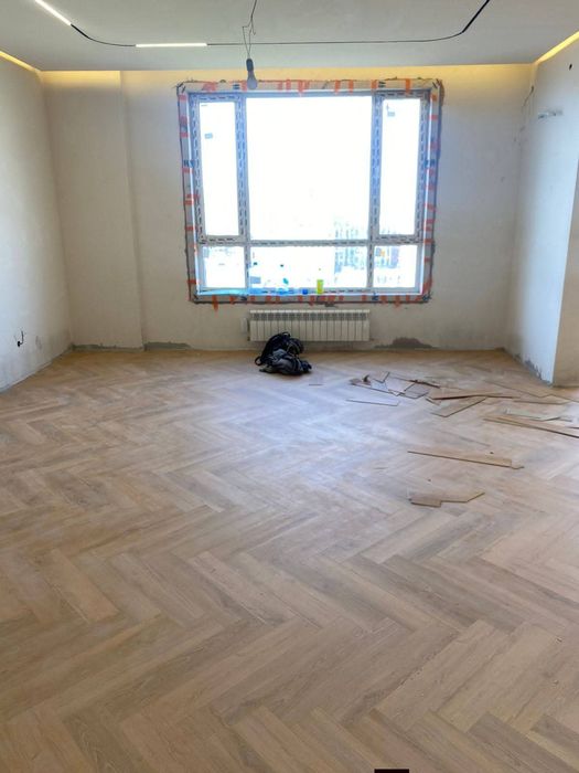 Укладка ламината установка плинтуса