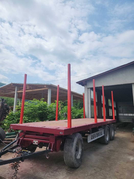 Remorca transport lemn si racoante piese de schimb