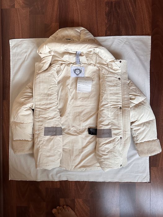 Geaca-jacheta dama,puf-blana naturala,Diego M,marime 40 si 44