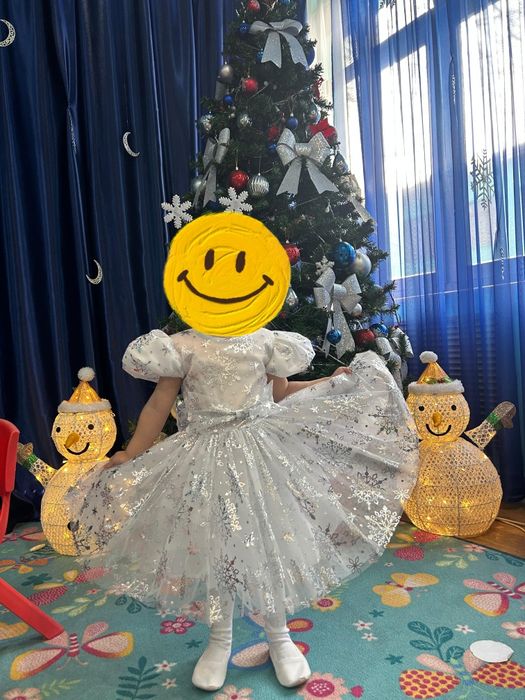 Платье снежинки 5000