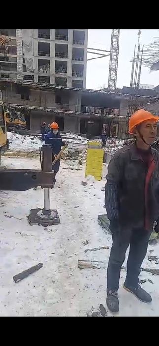 Бетонные работы с опалубки