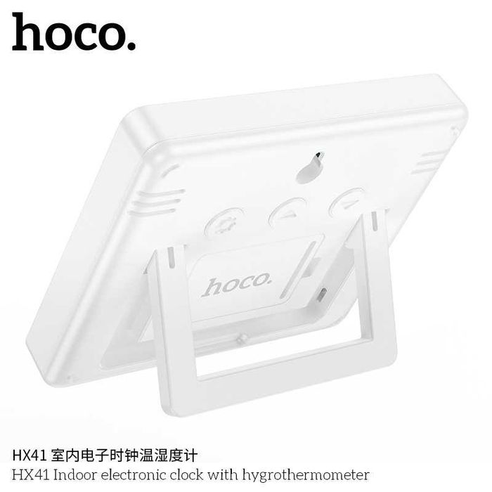 Hoco HX41 Датчик температуры и влажности часы термометр и гигрометр